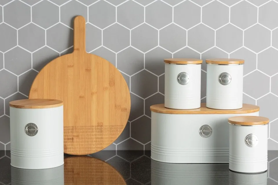 Typhoon World Foods storage jar
